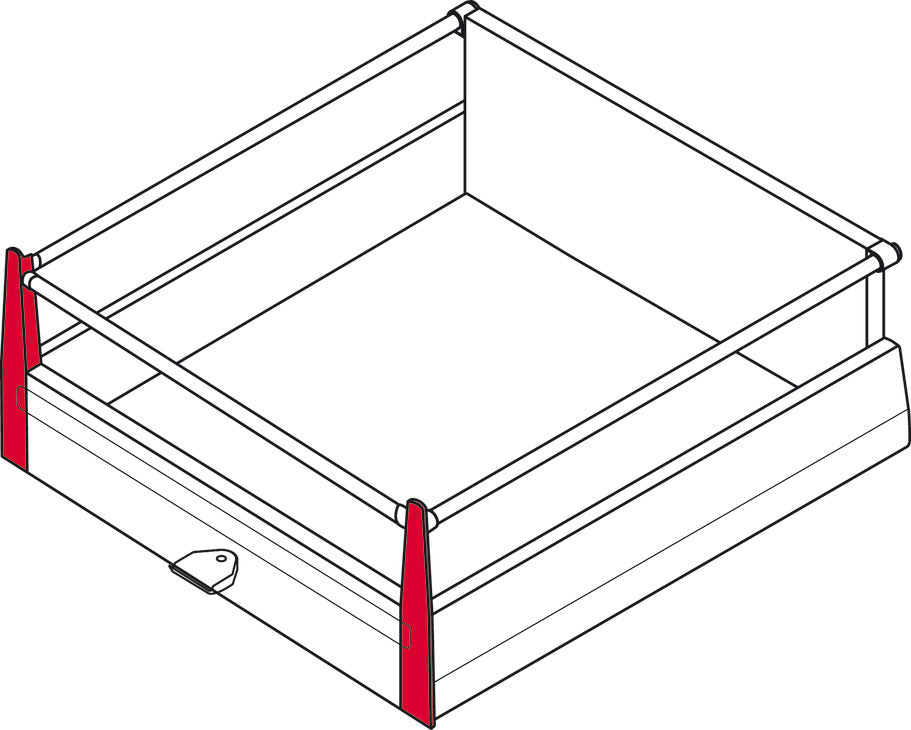 Front Panel Holder, for Internal Deep Drawer, HÃ¤fele Matrix