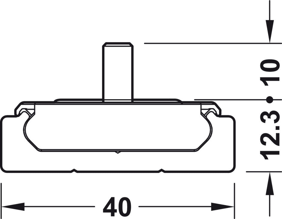 Track, Accuride 115RC Linear Motion Track System, 265 Weight Capacity