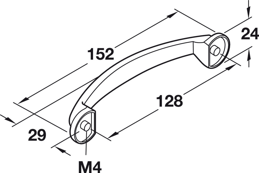 Handle, Zinc