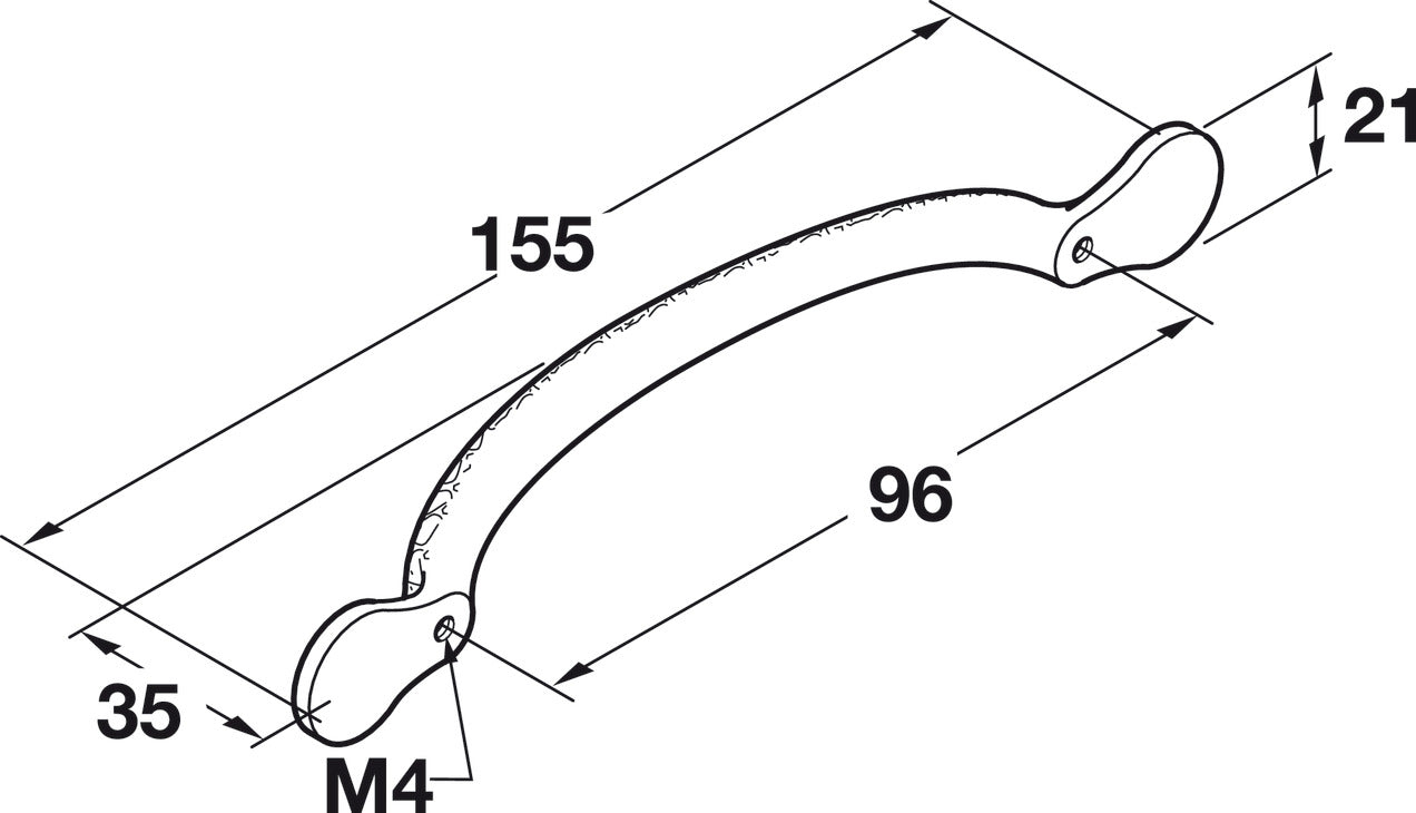 Handle, Zinc