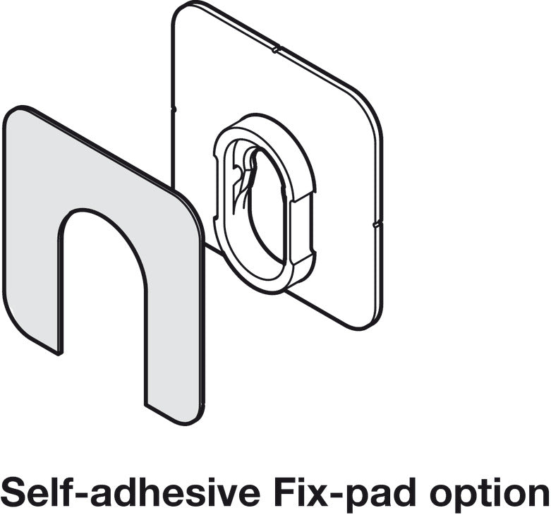 Self-adhesive Fix-pad, Button-fixâ„¢