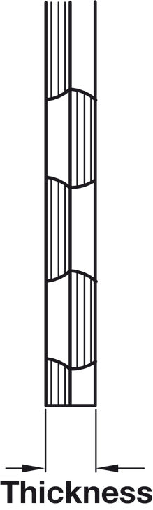 Lattice Grill, 45° Angle, 1/2" Staves