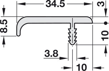 Continuous Handle, Aluminum