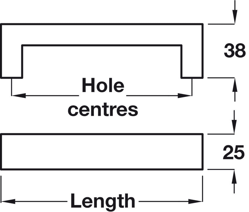 Handle, Stainless Steel