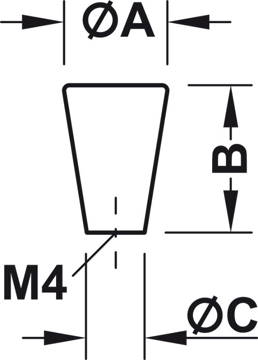 Knob, Matt, Stainless Steel