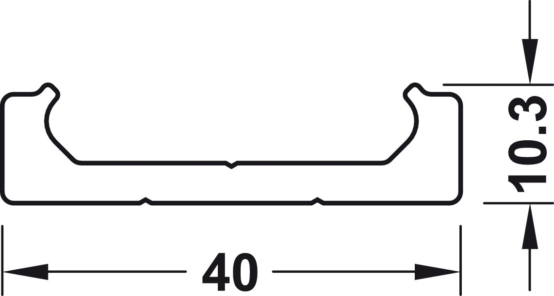 Track, Accuride 115RC Linear Motion Track System, 265 Weight Capacity