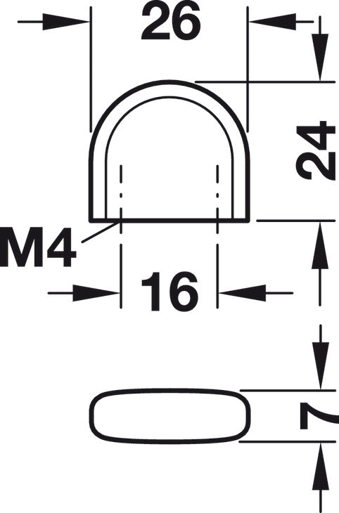 Handle, Zinc