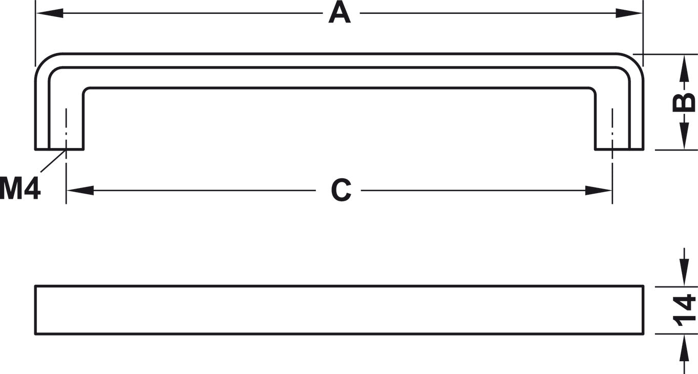 Handle, Zinc