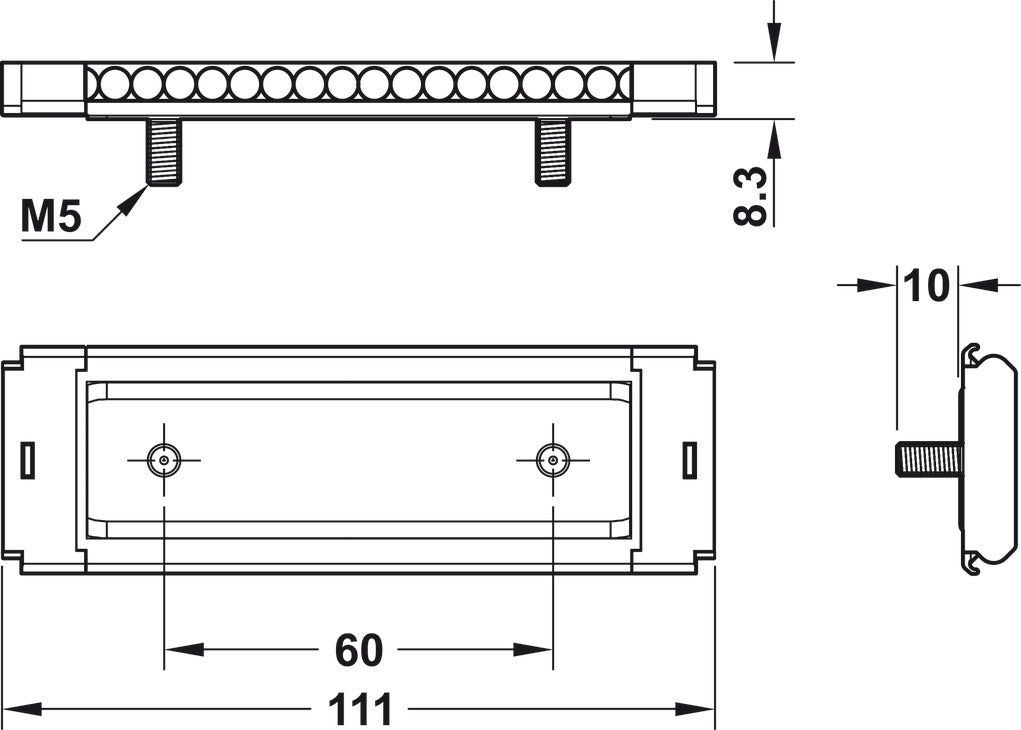 Carriage, Accuride 115RC Linear Motion Track System, 265 Weight Capacity