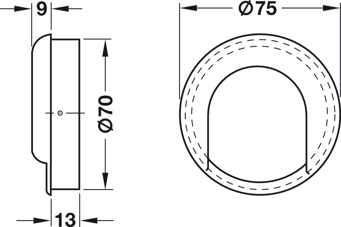 Inset Handle, Polyamide