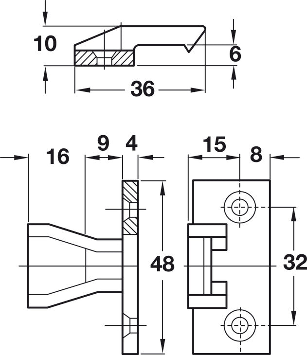Push-In Fitting, AS Frame Component