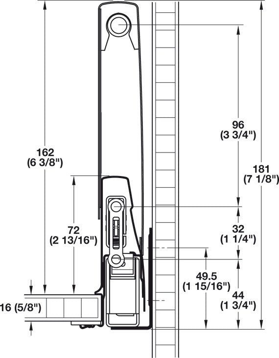 Height Extension Panel, HÃ¤fele Matrix Box P