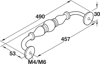 Appliance Handle, Iron