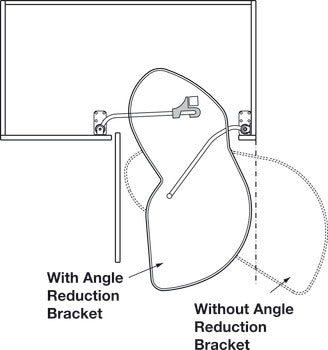 Angle Reduction Bracket, for LeMans II