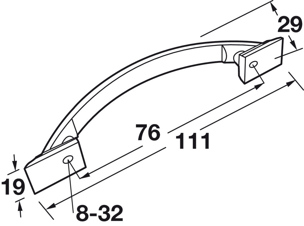 Handle, Zinc