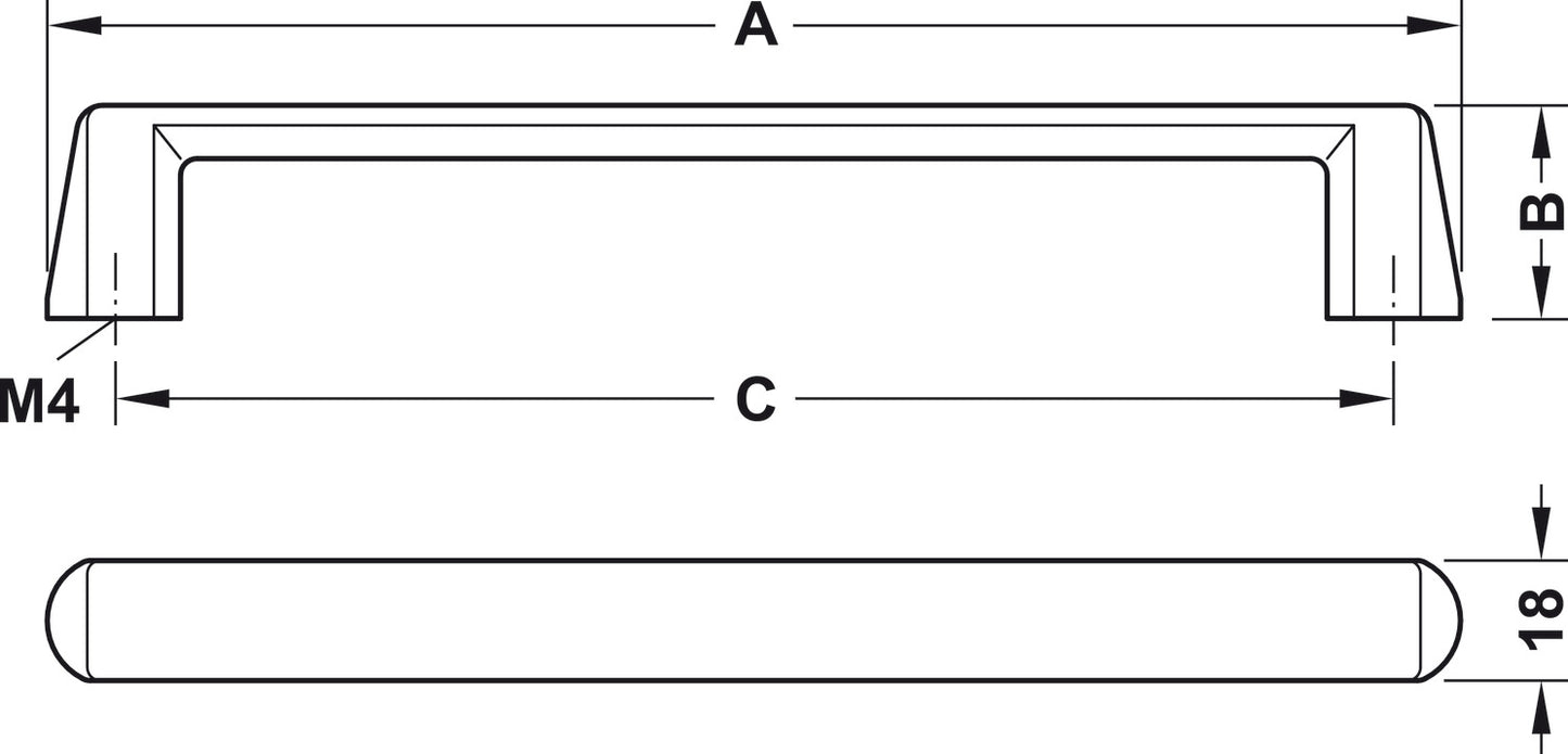 Handle, Zinc