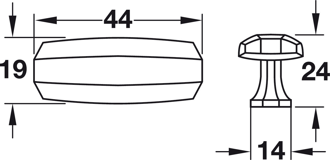 Knob, Zinc