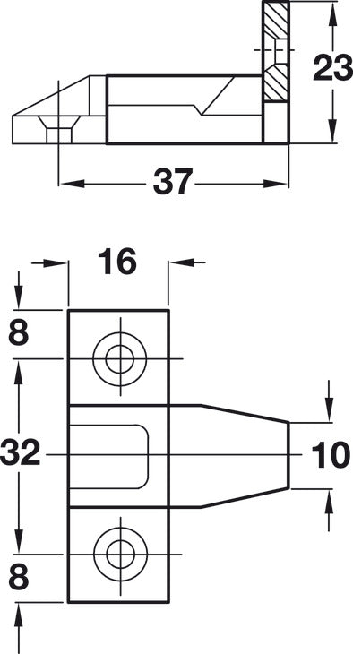 Push-In Fitting, AS Frame Component