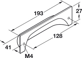 Cup Handle, Zinc