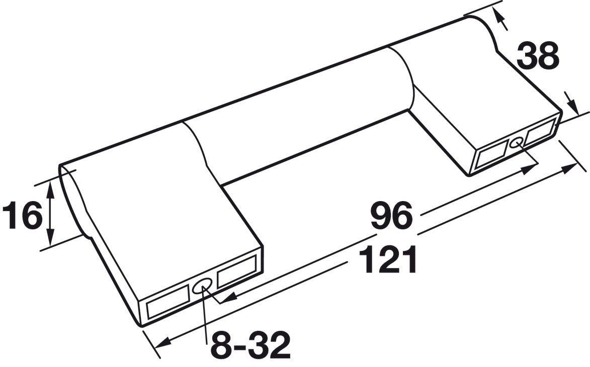 Handle, Zinc & Stainless Steel