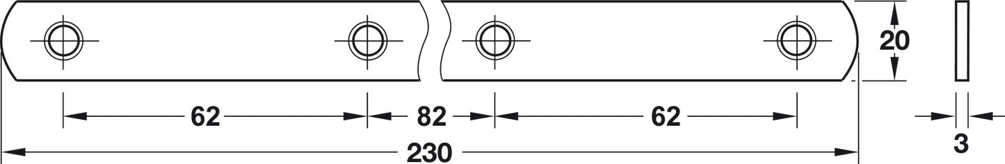 Door Panel Connector, Steel