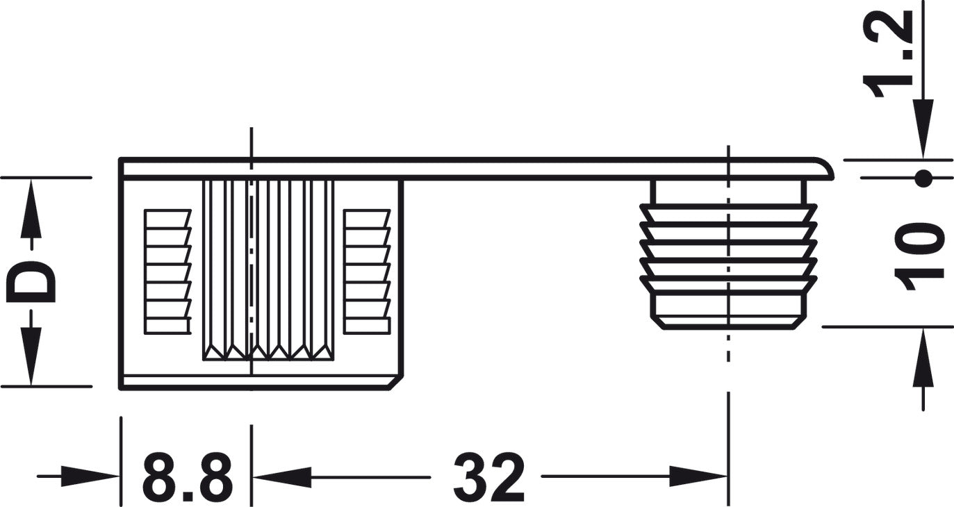 Connecting Bolt, Rafix S20, M4