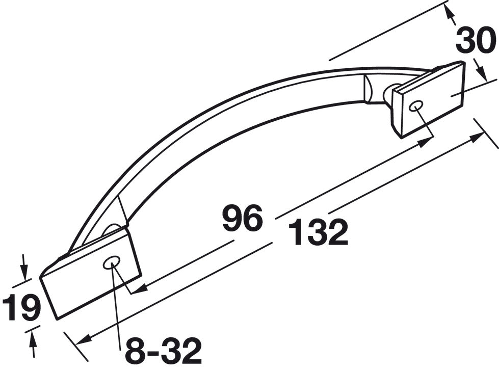 Handle, Zinc