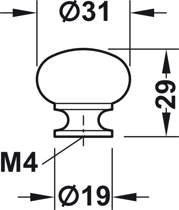 Knob, Brass