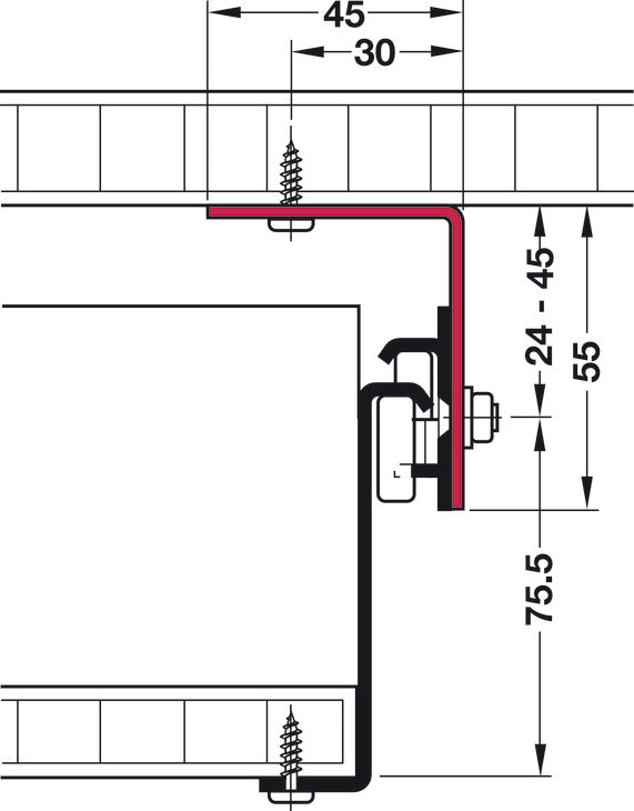 Mounting Plate, Bed Connector