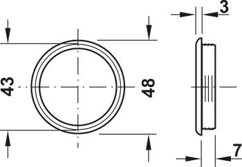 Air Ventilation Cap, Ø48 mm