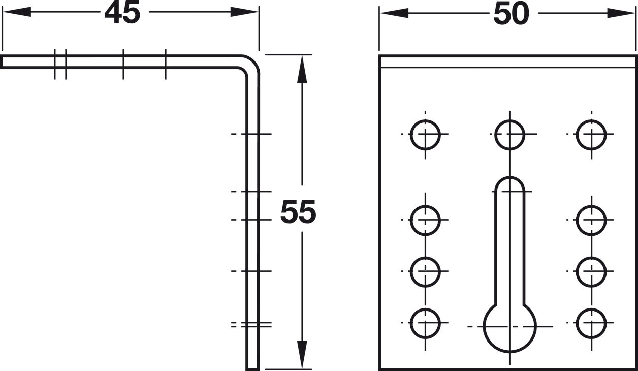 Mounting Plate, Bed Connector