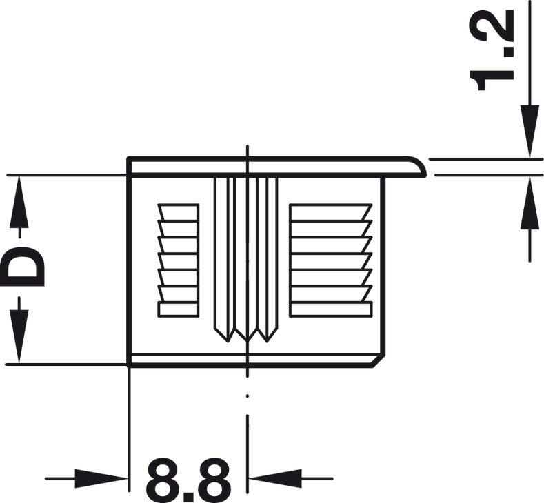 Trim Cap, for Rafix 20 Flush