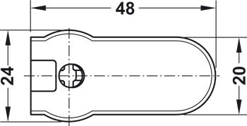 Connector Housing, Rafix SE 32 System, without Ridge, Zinc