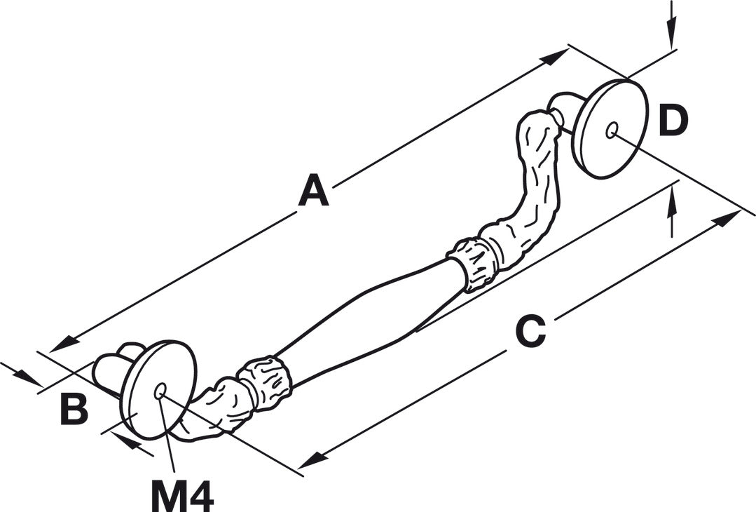 Bail Handle, Zinc
