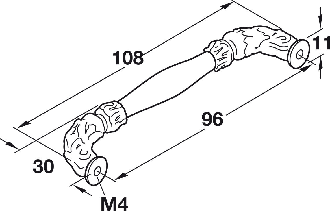 Handle, Zinc