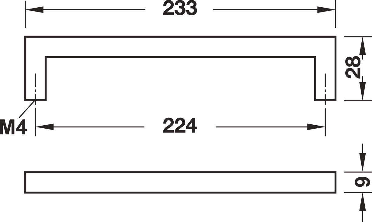 Handle, Zinc