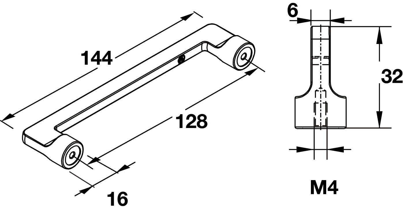 Handle, Zinc