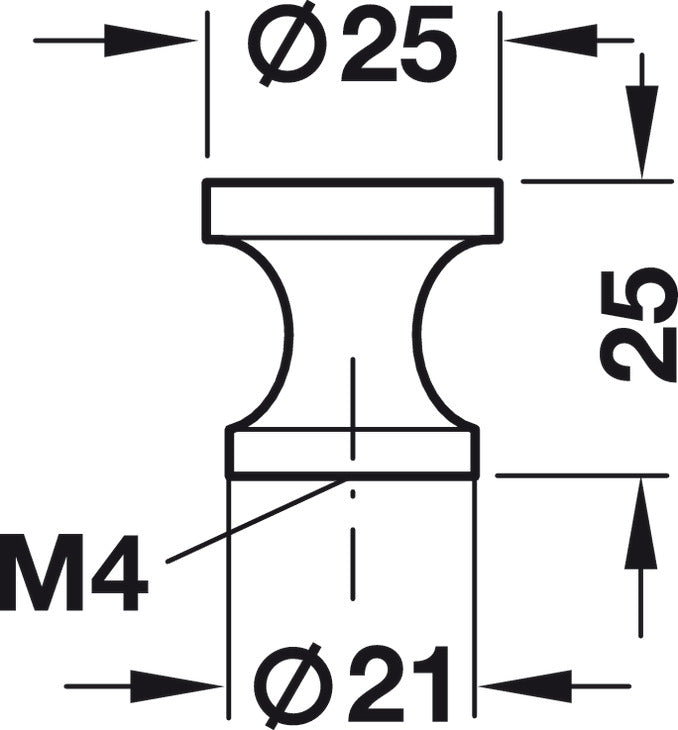 Knob, Brass