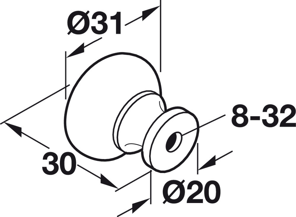 Knob, Zinc
