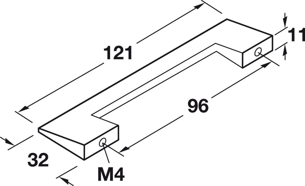 Handle, Zinc