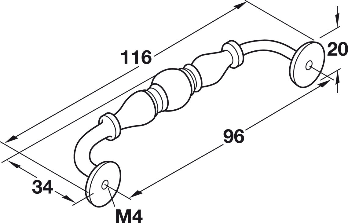 Handle, Iron