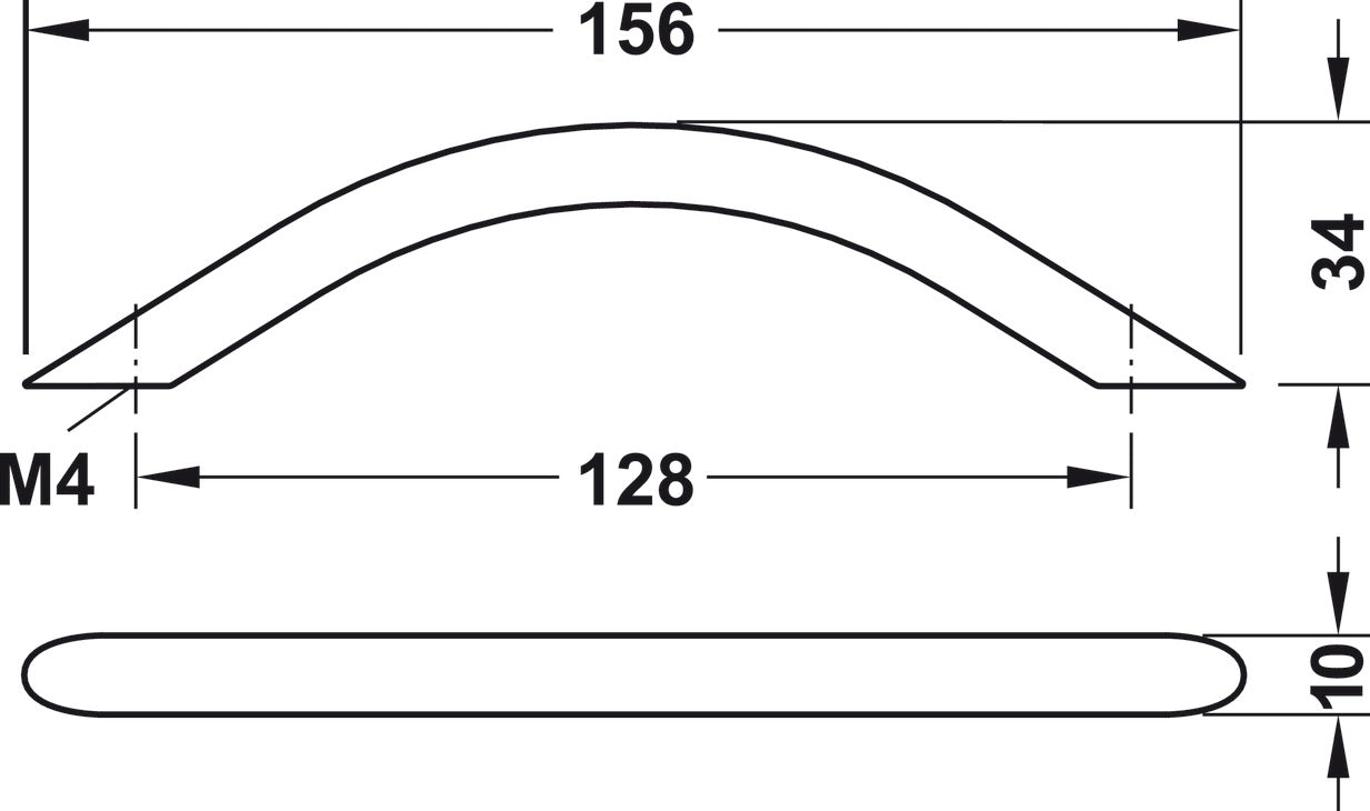 Bow Handle, Aluminum