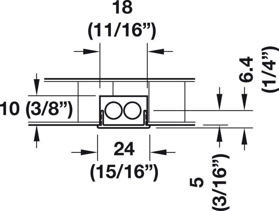 Wire Management Cover, Recess Mounted