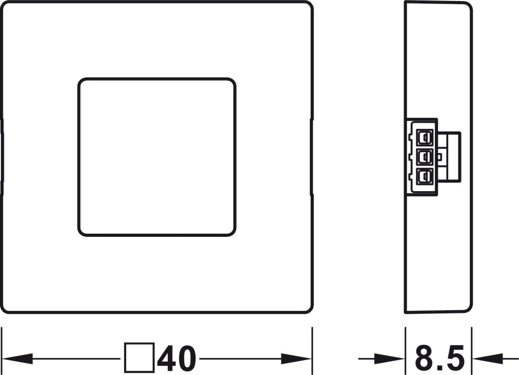 Door Sensor Switch, Soft On/Off Switching, Modular