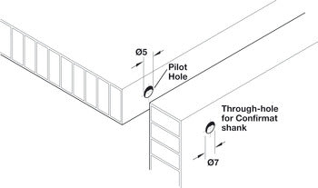One-Piece Connector, Self-Countersinking, with Pointed Tip