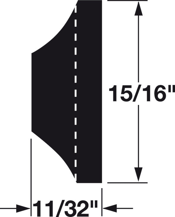 Moulding, Dentil 15/16" x 11/32" x 96" (H x D x L)