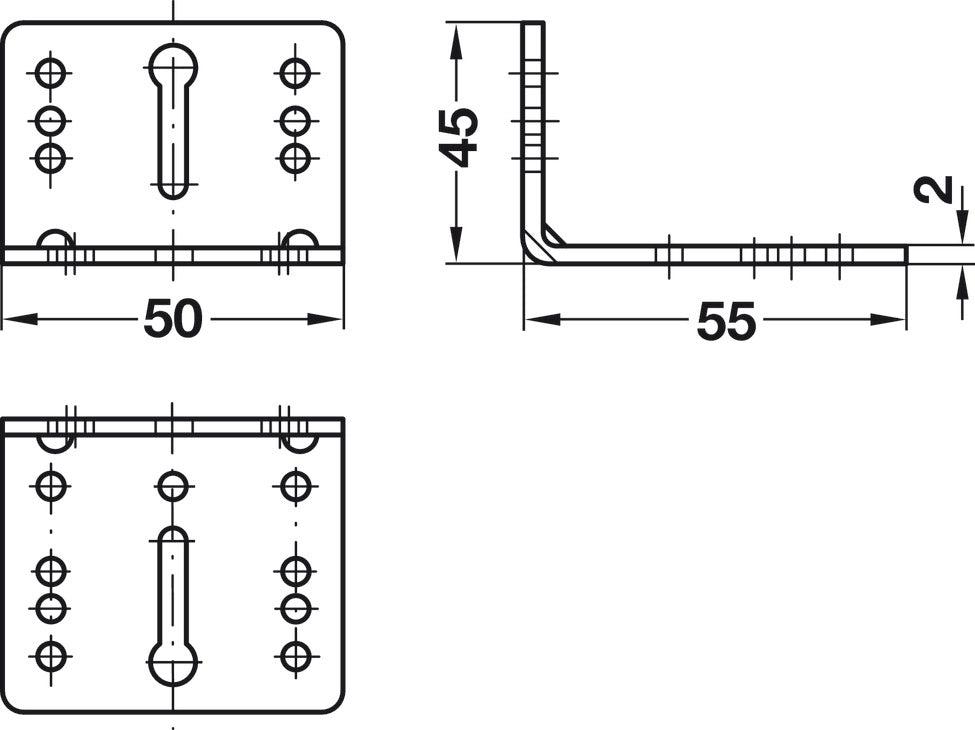 Mounting Plate, Bed Connector