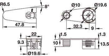 Connector Housing, with Dowel