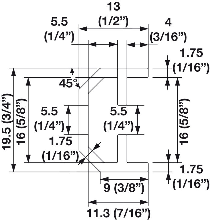 Floating Shelf Extrusion, for 283.33.941