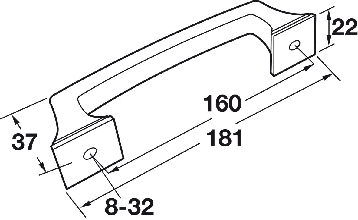 Handle, Zinc
